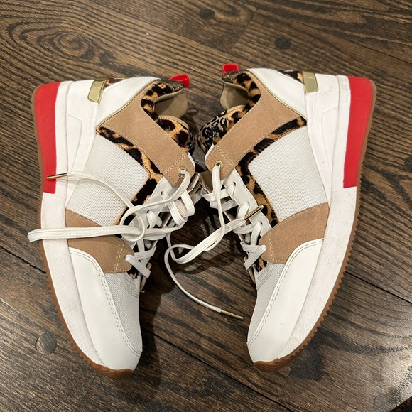MICHAEL Michael Kors Shoes - Michael kors animal print sneakers